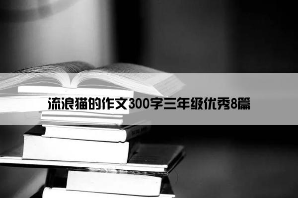 流浪猫的作文300字三年级优秀8篇