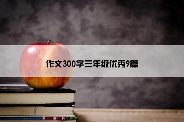 作文300字三年级优秀9篇